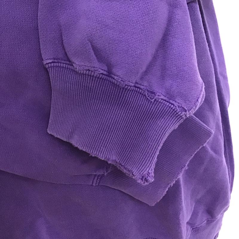 ポロバイラルフローレン Polo by RALPH LAUREN トレーナー 長袖 スウェット 裏起毛 L ワンポイント 紫 / パープル /  メンズ USED 古着 中古 10124954