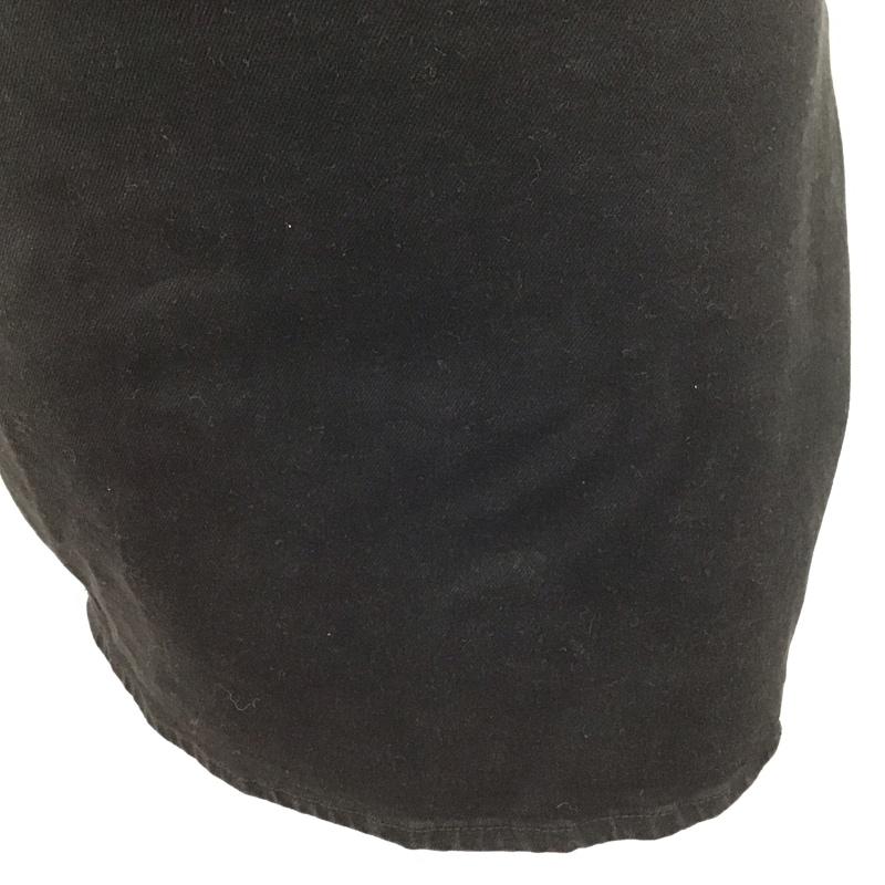 ザラ ZARA ワンピース ミニスカート 8197 082 800 キャミソール デニム ストレッチ XS 無地 黒 / ブラック /  レディース USED 古着 中古 10114998