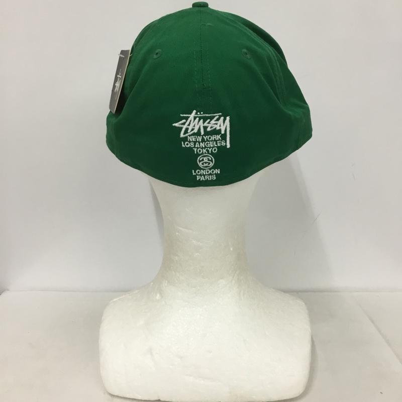 ステューシー STUSSY 帽子 キャップ 131314 BIG SS NEW ERA CAP 59FIFTY タグ付き ロゴ、文字 緑 / グリーン /  メンズ USED 古着 中古 10133404