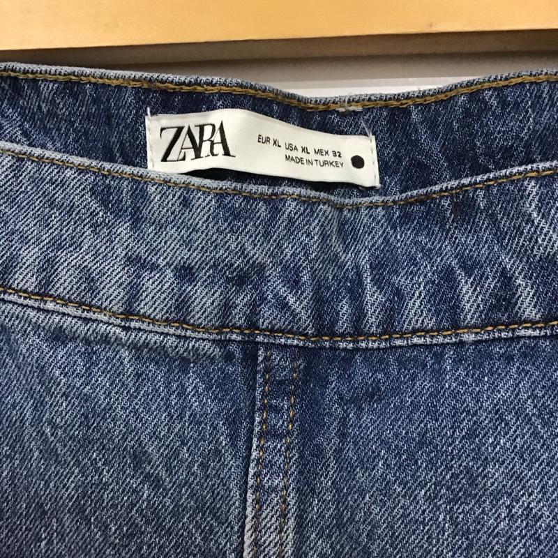 ザラ ZARA スカート ロングスカート デニムスカート XL 無地 青 / ブルー /  レディース USED 古着 中古 10115295