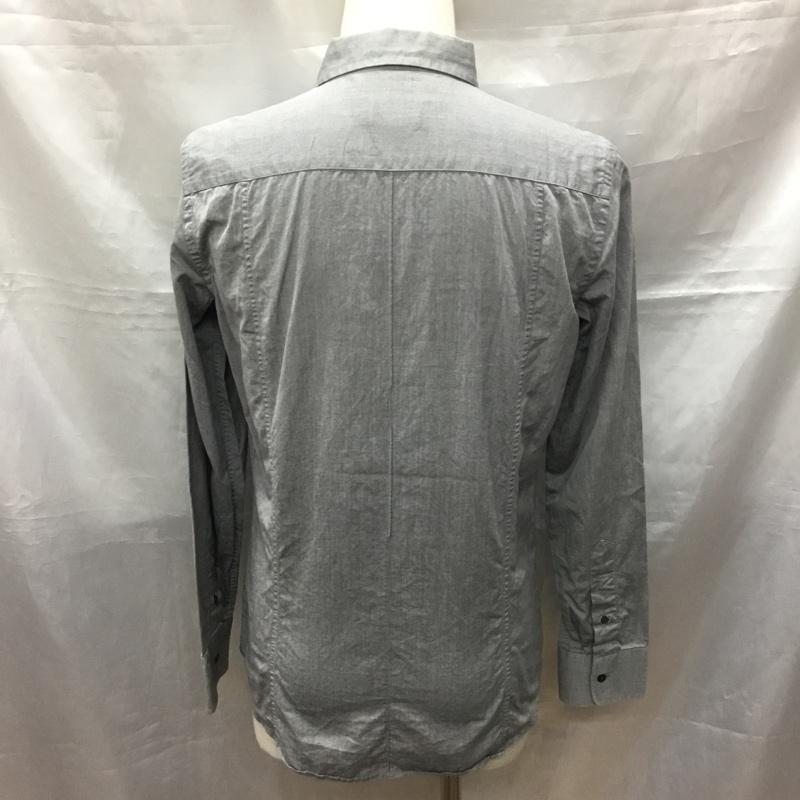 ディーゼル DIESEL シャツ、ブラウス 長袖 長袖シャツ カラーシャツ 長袖カットソー S 無地 灰 / グレー /  メンズ USED 古着 中古 10117686