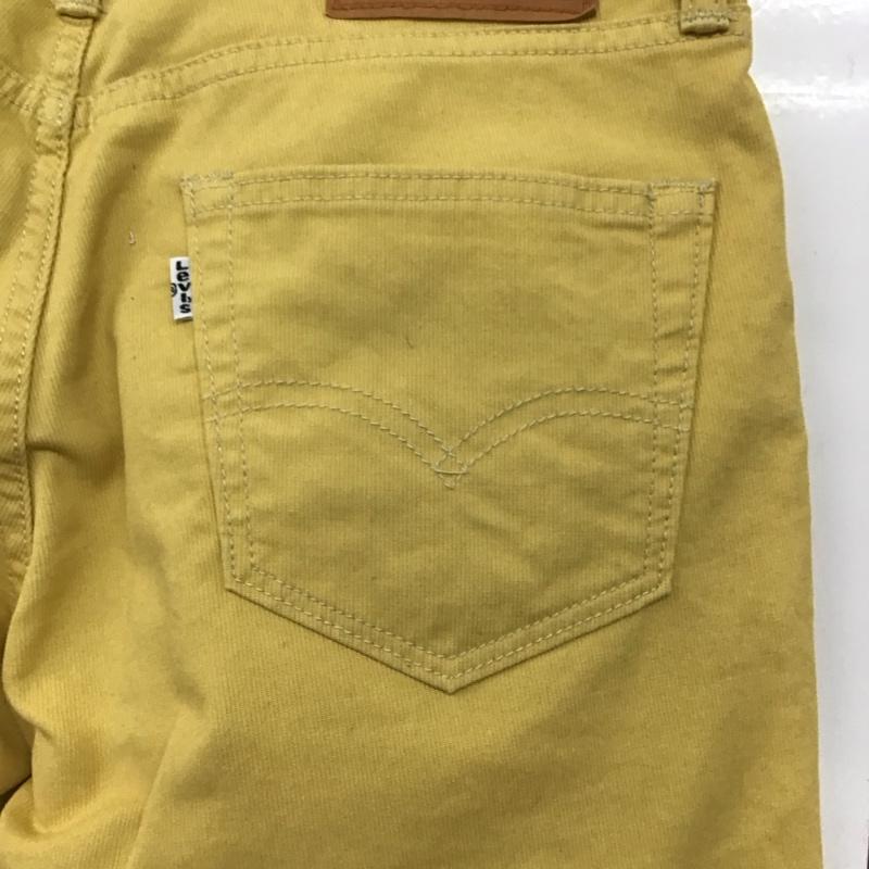 リーバイストラウスアンドコー Levi Strauss & co. パンツ デニム、ジーンズ コーデュロイパンツ スリムパンツ カジュアルパンツ ストレッチパンツ 30インチ 無地 黄 / イエロー /  メンズ USED 古着 中古 10140719