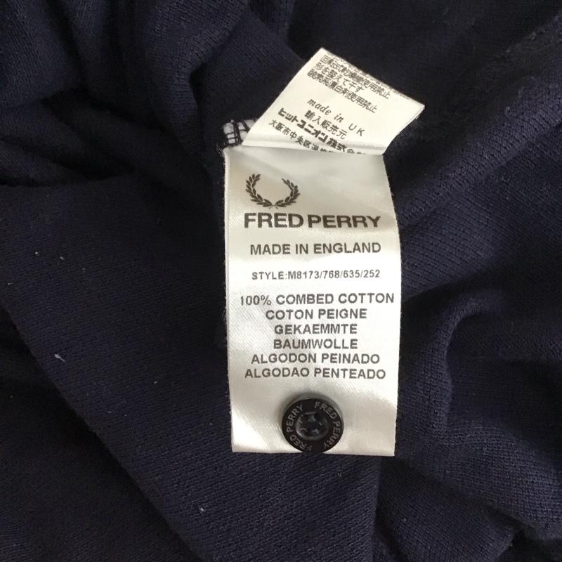フレッドペリー FRED PERRY ポロシャツ 半袖 M8173 Crazy Colour 42 ワンポイント 紺 / ネイビー /  メンズ USED 古着 中古 10112677