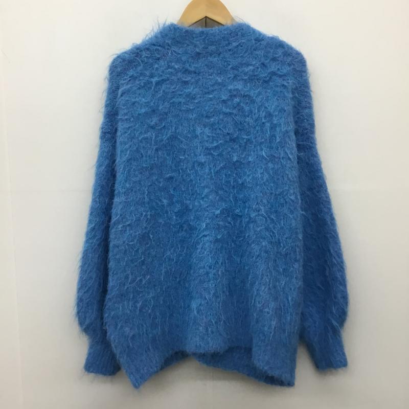 フリークスストア FREAK S STORE カーディガン 長袖 233-3330 FREE 無地 青 / ブルー /  レディース USED 古着 中古 10142218