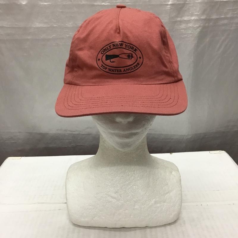 オンリーニューヨーク ONLY NY 帽子 キャップ ロゴ、文字 桃 / ピンク /  メンズ USED 古着 中古 10122327