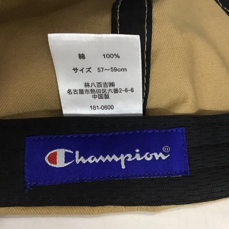 チャンピオン Champion 帽子 キャップ 181-0600 コットン ロゴ、文字 ベージュ / ベージュ /  メンズ USED 古着 中古 10135135