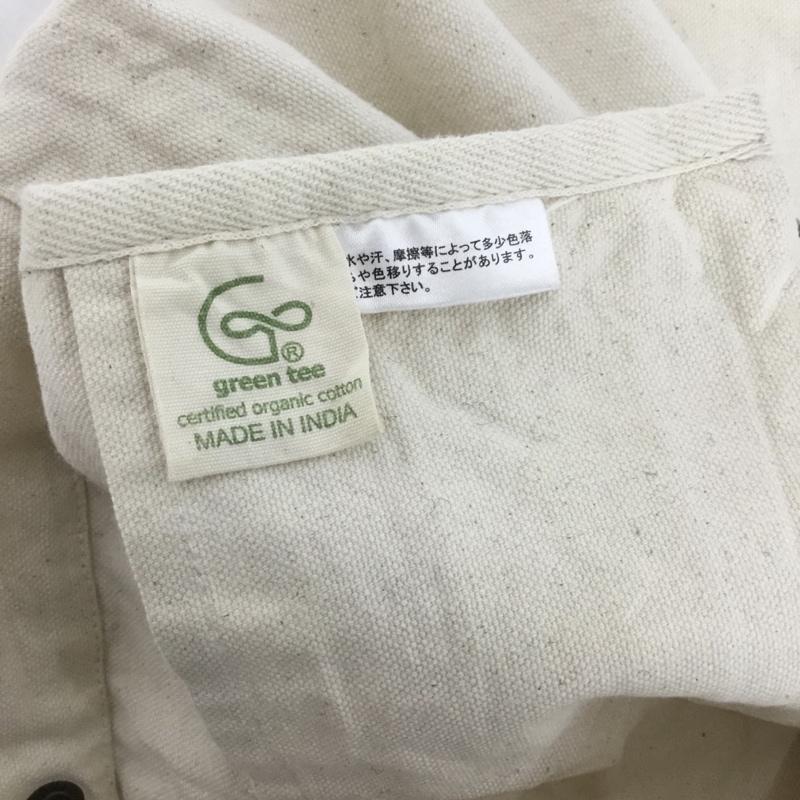 ザノースフェイス THE NORTH FACE ショルダーバッグ ショルダーバッグ Green Tee キャンバス オーガニックコットン ロゴ、文字 アイボリー / アイボリー /  メンズ USED 古着 中古 10144879