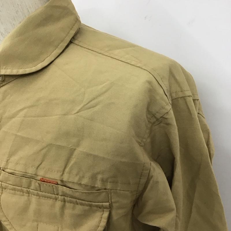 シェラデザイン SIERRA DESIGNS シャツ、ブラウス 長袖 2345D 長袖シャツジャケット カジュアルジャケット カラーシャツ M 無地 ベージュ / ベージュ /  メンズ USED 古着 中古 10110414