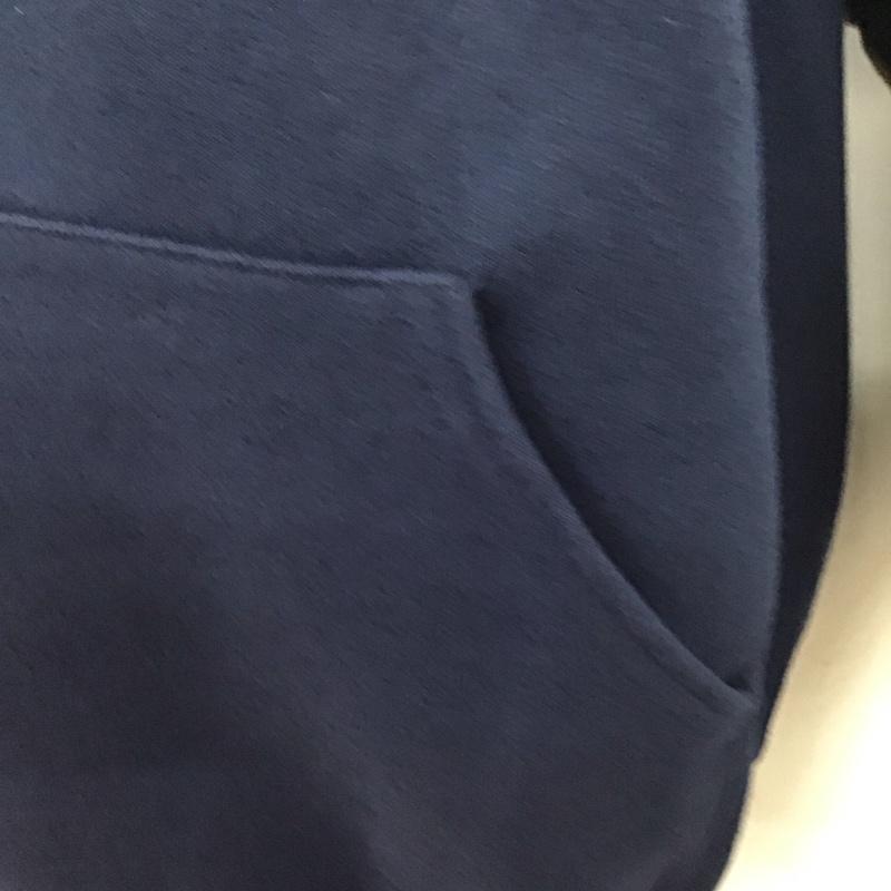 フルーツオブザルーム FRUIT OF THE LOOM パーカー 長袖 長袖パーカー フード付きパーカー プリントスウェット トレーナー プルオーバーパーカー XL 無地 紺 / ネイビー /  メンズ USED 古着 中古 10122133