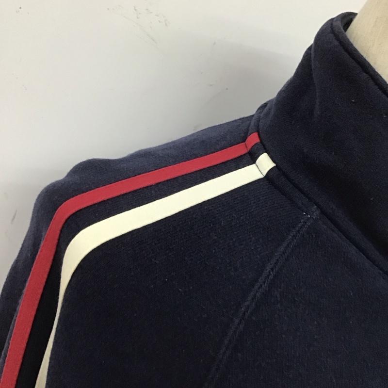 トミーヒルフィガー TOMMY HILFIGER ジャケット、上着 ジャンパー、ブルゾン ジップアップジャケット スウェットジャケット カジュアルジャケット L ロゴ、文字 紺 / ネイビー /  メンズ USED 古着 中古 10106340