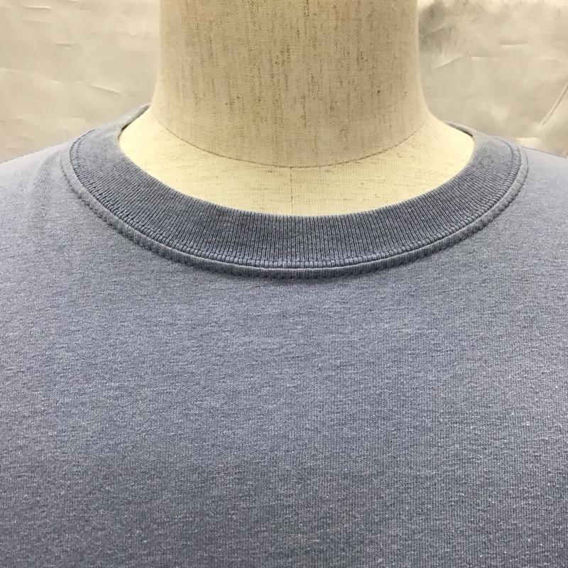 ギルダン GILDAN Tシャツ 半袖 クルーネック バックプリント XL ロゴ、文字 水色 / ライトブルー /  メンズ USED 古着 中古 10122621
