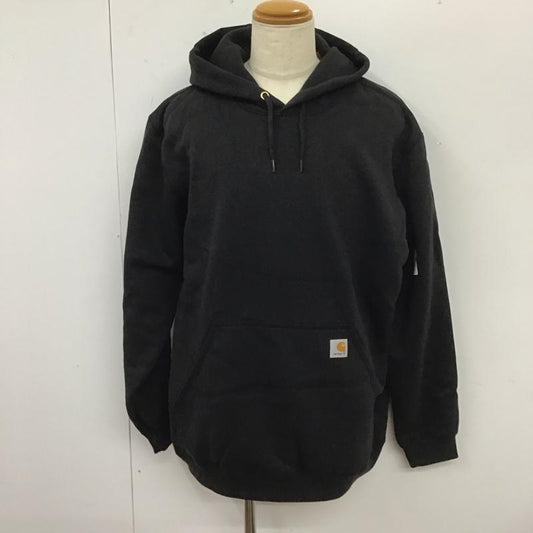 カーハート Carhartt トレーナー 長袖 ts0121-m MIDWEIGHTHOODEDSWEATSHIRT 長袖パーカー プルオーバー XL 無地 黒 / ブラック /  メンズ USED 古着 中古 10112526