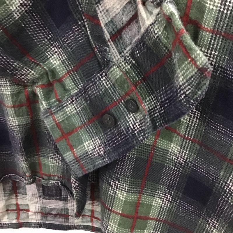 古着 USED シャツ、ブラウス 長袖 長袖シャツ チェックシャツ カラーシャツ M チェック マルチカラー / マルチカラー /  メンズ USED 古着 中古 10140265
