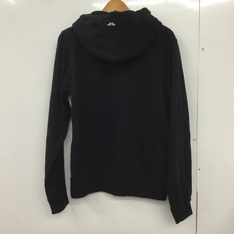 アベイシングエイプ A BATHING APE パーカー 長袖 ジップアップジャケット パーカージャケット アウター M ロゴ、文字 黒 / ブラック /  メンズ USED 古着 中古 10132084