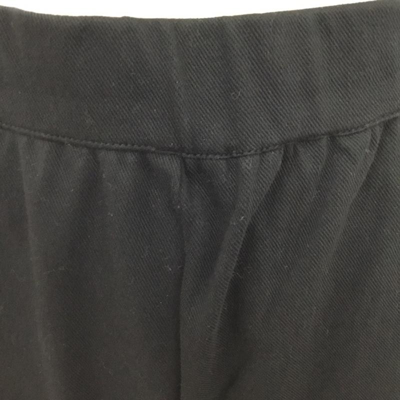 ニコアンド niko and... ボトムス ボトムス S216IL39AD ストレッチパンツ 裾スリット 3 無地 黒 / ブラック /  レディース USED 古着 中古 10107029