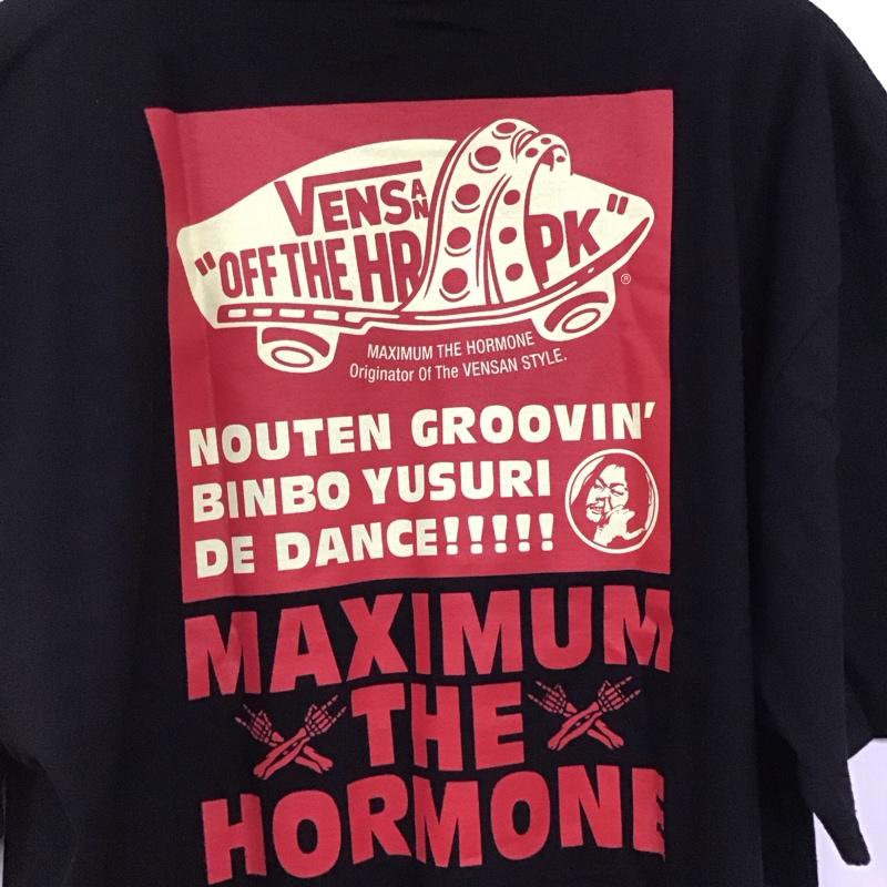 古着 USED Tシャツ 半袖 半袖カットソー プリントTシャツ マキシムザホルモン バンドTシャツ XXL プリント 黒 / ブラック /  メンズ USED 古着 中古 10145719