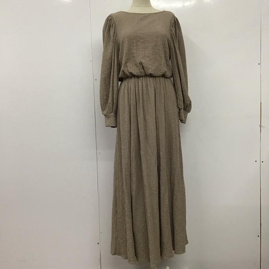 アルシーヴ archives ワンピース ロングスカート 無地 ベージュ / ベージュ /  レディース USED 古着 中古 10124896