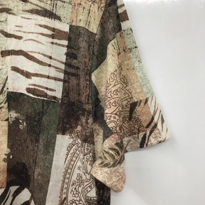 ザラ ZARA シャツ、ブラウス 半袖 半袖シャツ プリントシャツ カラーシャツ L プリント マルチカラー / マルチカラー /  メンズ USED 古着 中古 10131006