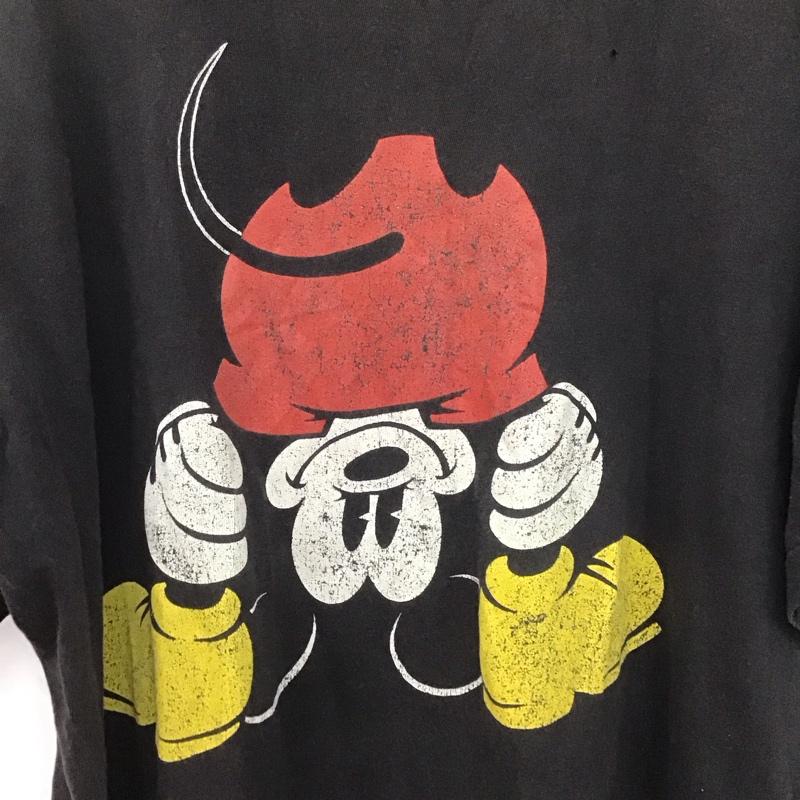 古着 USED Tシャツ 半袖 半袖カットソー プリントTシャツ クルーネックカットソー ONE SIZE プリント ダークグレー / ダークグレー /  メンズ USED 古着 中古 10146717