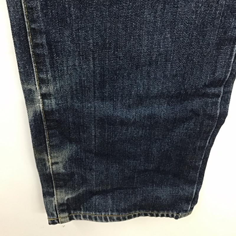 トミー TOMMY パンツ デニム、ジーンズ 214-711532-050 ストレートパンツ L 無地 青 / ブルー /  メンズ USED 古着 中古 10122163
