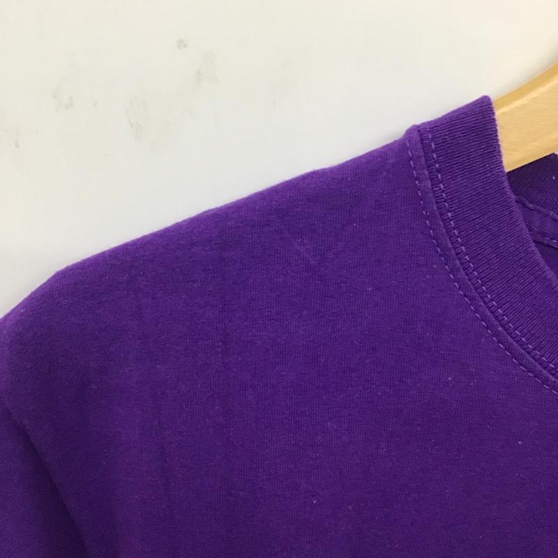 フルーツオブザルーム FRUIT OF THE LOOM Tシャツ 半袖 Microsoft M プリント X ロゴ、文字 紫 / パープル /  メンズ USED 古着 中古 10130760
