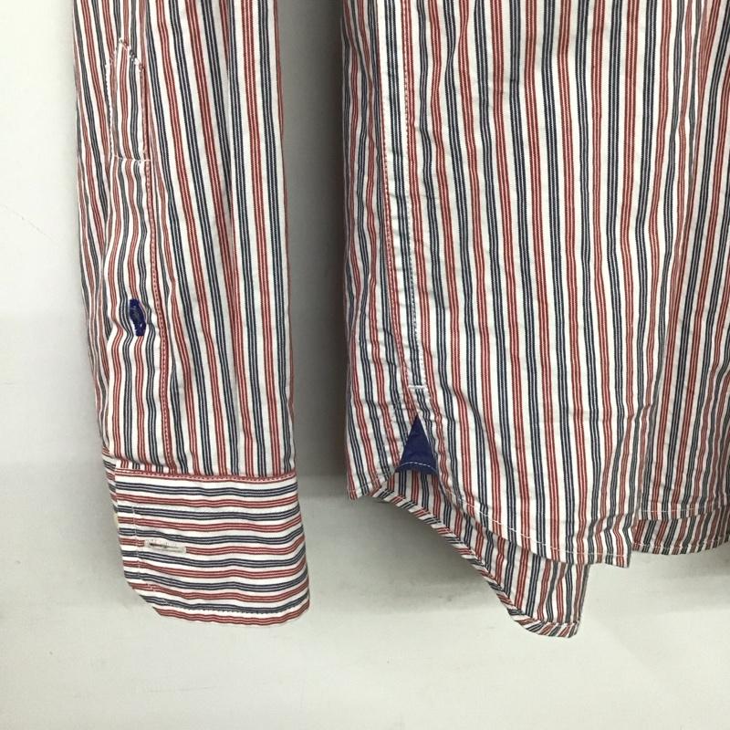 ノーティカ NAUTICA シャツ、ブラウス 長袖 長袖シャツ ストライプシャツ カラーシャツ S ストライプ マルチカラー / マルチカラー /  メンズ USED 古着 中古 10141681