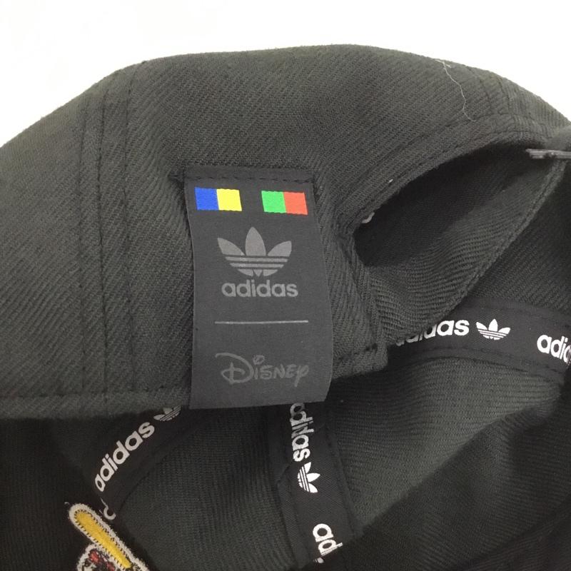アディダス adidas 帽子 キャップ GD5509 グーフィー Disney FREE キャラクター 黒 / ブラック /  メンズ USED 古着 中古 10151272