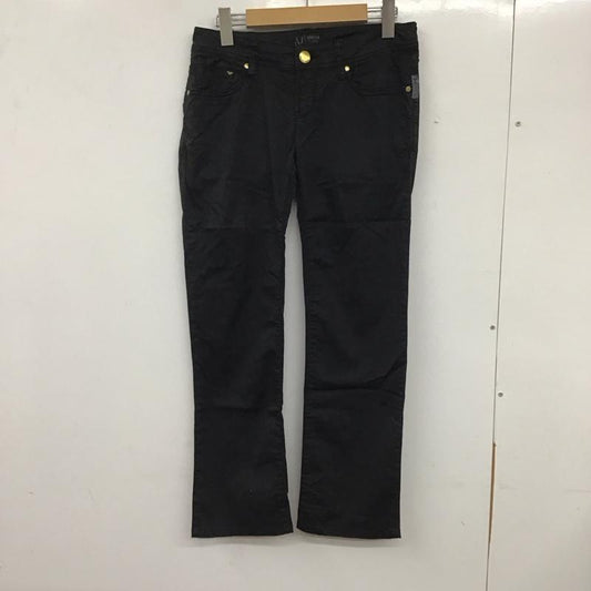 アルマーニジーンズ ARMANI JEANS パンツ デニム、ジーンズ スリムパンツ ストレッチパンツ カジュアルパンツ 27インチ 無地 黒 / ブラック /  レディース USED 古着 中古 10136415