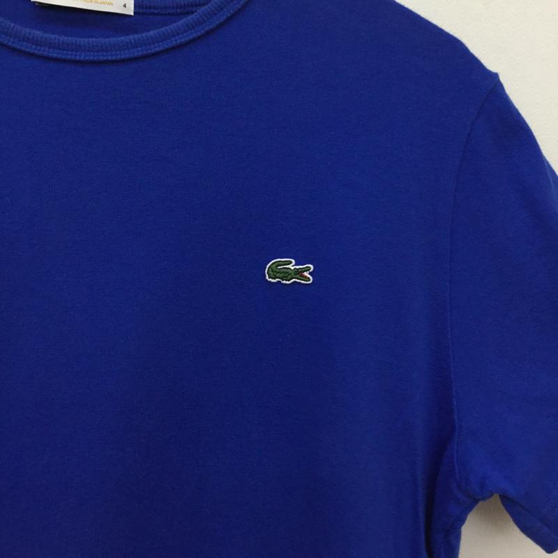 ラコステ LACOSTE Tシャツ 半袖 LACOSTE クルーネックTシャツ　NO.TH622E 4 ワンポイント 青 / ブルー /  メンズ USED 古着 中古 10129899