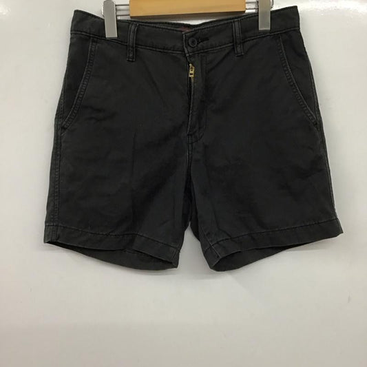 リーバイス Levi s パンツ ショートパンツ ショートパンツ ハーフパンツ カジュアルパンツ デニムパンツ 30インチ 無地 黒 / ブラック /  メンズ USED 古着 中古 10135718