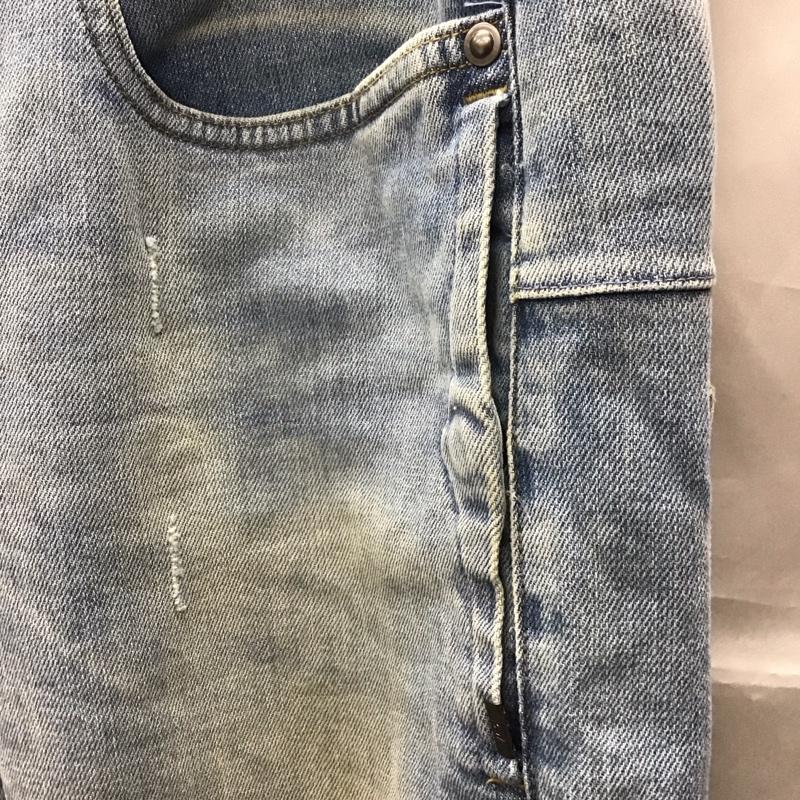 ジースターロゥ G-STAR RAW パンツ デニム、ジーンズ デニムパンツ ストレートパンツ ワイドパンツ カジュアルパンツ 34 無地 インディゴ / インディゴ /  メンズ USED 古着 中古 10113593