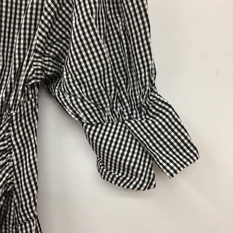 スナイデル SNIDEL ワンピース ロングスカート SWFO211052 ウエストマークワンピース 半袖チェックワンピース 0 チェック 白 / ホワイト / X 黒 / ブラック /  レディース USED 古着 中古 10136016