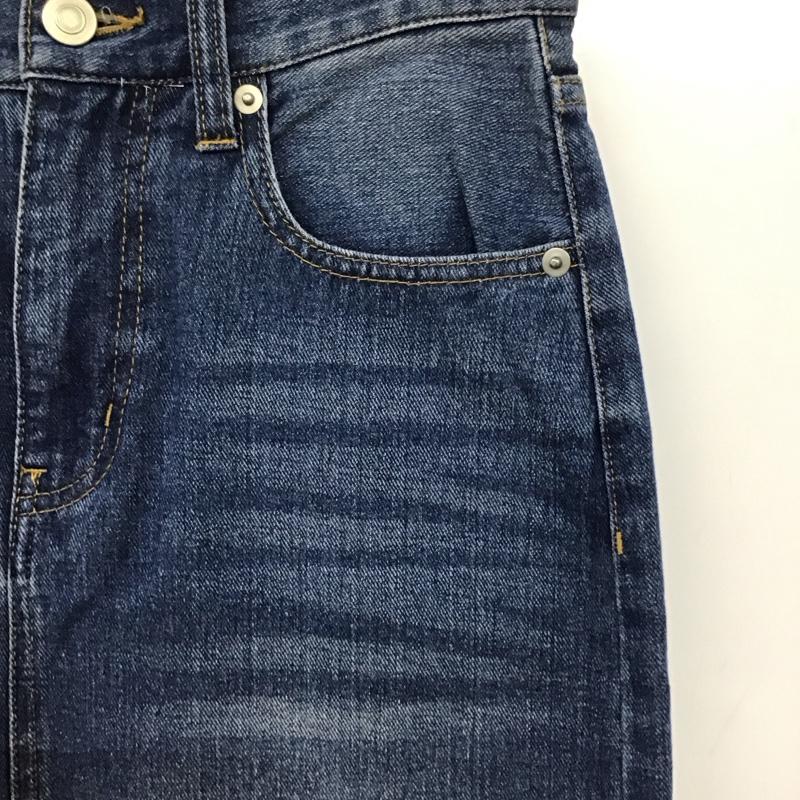 アーバンリサーチ URBAN RESEARCH スカート ロングスカート WH94-25M007 バックスリットデニムスカート S 無地 青 / ブルー /  レディース USED 古着 中古 10140644