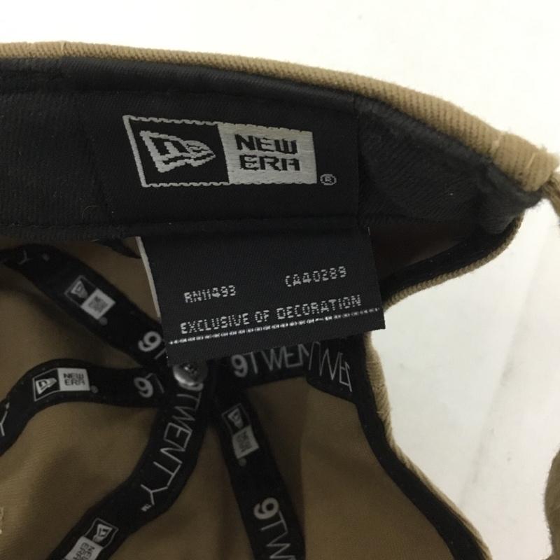 ニューエラ NEW ERA 帽子 キャップ NY ニューヨークヤンキース 9TWENTY コットン ロゴ、文字 ベージュ / ベージュ /  メンズ USED 古着 中古 10128826