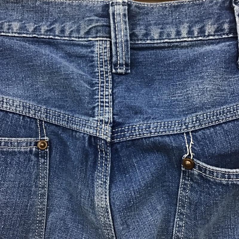 オアスロウ orSlow パンツ デニム、ジーンズ デニムパンツ ストレートパンツ ワイドパンツ カジュアルパンツ 2号 無地 インディゴ / インディゴ /  メンズ USED 古着 中古 10119011