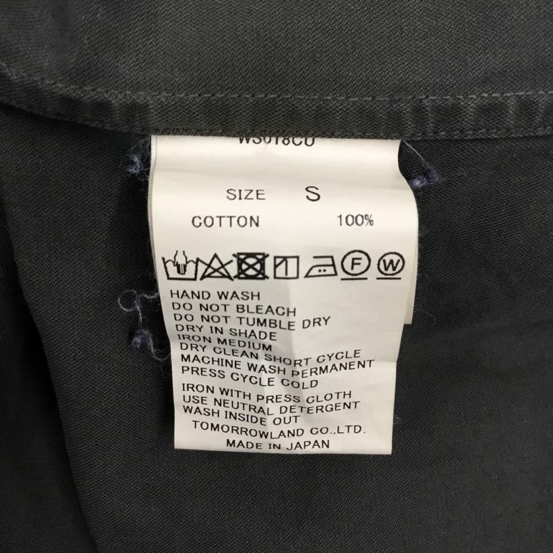 ブルーワーク BLUE WORK シャツ、ブラウス 長袖 長袖シャツ カラーシャツ ポケットシャツ 長袖カットソー トゥモローランド S 無地 カーキ / カーキ /  メンズ USED 古着 中古 10117522