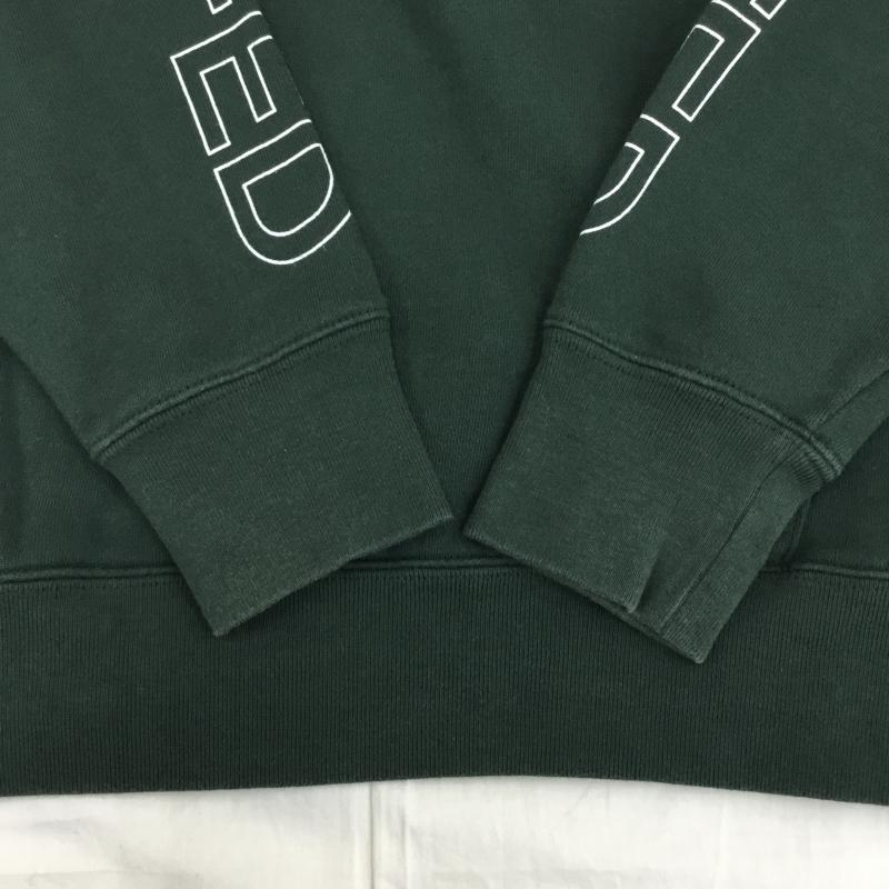 ミルクフェド MILKFED. パーカー 長袖 FREE ロゴ、文字 緑 / グリーン /  レディース USED 古着 中古 10138267