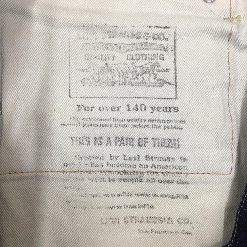 リーバイストラウスアンドコー Levi Strauss & co. ボトムス ボトムス デニムパンツ ストレートパンツ ワイドパンツ カジュアルパンツ 32インチ 無地 インディゴ / インディゴ /  メンズ USED 古着 中古 10113580