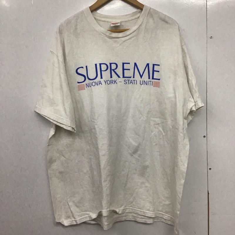 シュプリーム Supreme Tシャツ 半袖 20aw NuovaYorkTee プリントTシャツ XL プリント 白 / ホワイト /  メンズ USED 古着 中古 10148036
