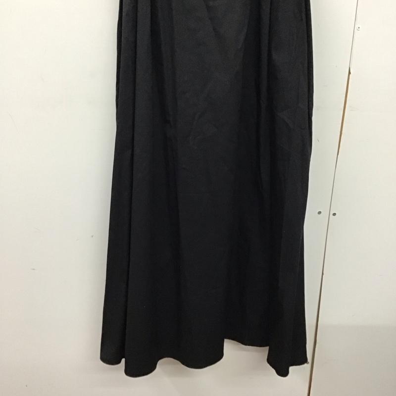 ザラ ZARA ワンピース ロングスカート ロングワンピース ノースリーブワンピース フレアスカート S 無地 黒 / ブラック /  レディース USED 古着 中古 10149692