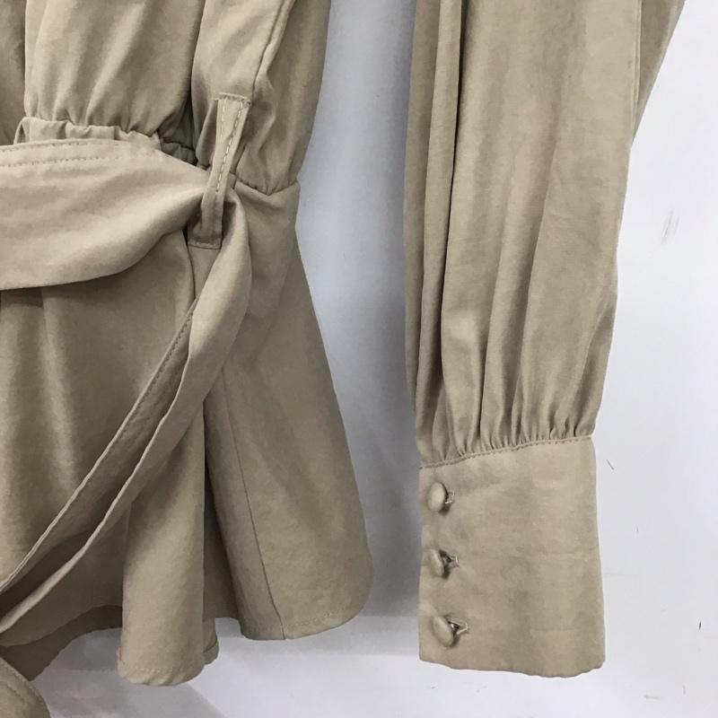 フリーズマート FREE S MART シャツ、ブラウス 長袖 FREE 無地 ベージュ / ベージュ /  レディース USED 古着 中古 10144992