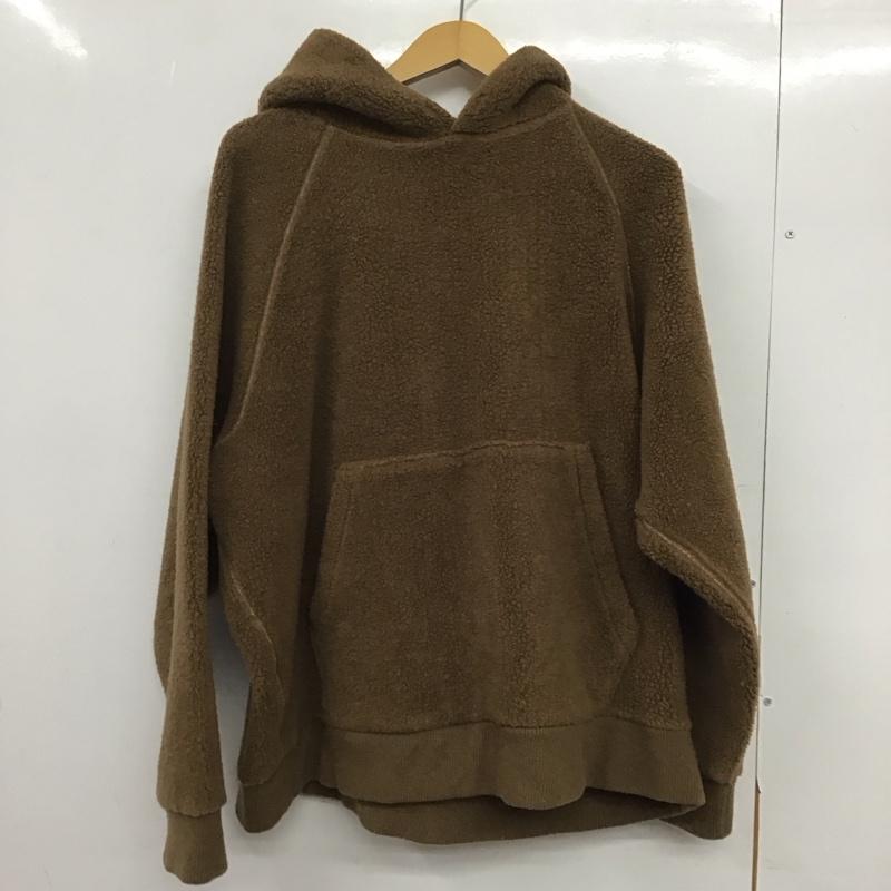 グラフペーパー Graphpaper パーカー 長袖 gu183-70100 プルオーバーパーカー フリース 1 無地 茶 / ブラウン /  メンズ USED 古着 中古 10146201