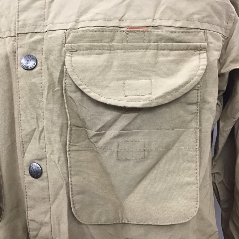 シェラデザイン SIERRA DESIGNS シャツ、ブラウス 長袖 2345D 長袖シャツジャケット カジュアルジャケット カラーシャツ M 無地 ベージュ / ベージュ /  メンズ USED 古着 中古 10110414