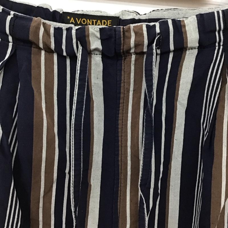アボンタージ A VONTADE パンツ ワークパンツ、ペインターパンツ ワイドパンツ カジュアルパンツ ワークパンツ ストライプパンツ S ストライプ マルチカラー / マルチカラー /  メンズ USED 古着 中古 10119503