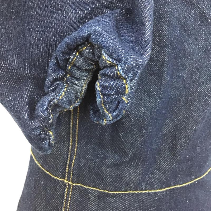 ザラ ZARA ワンピース ロングスカート デニムワンピース 半袖ワンピース フレアワンピース ミニワンピース XS 無地 インディゴ / インディゴ /  レディース USED 古着 中古 10123921