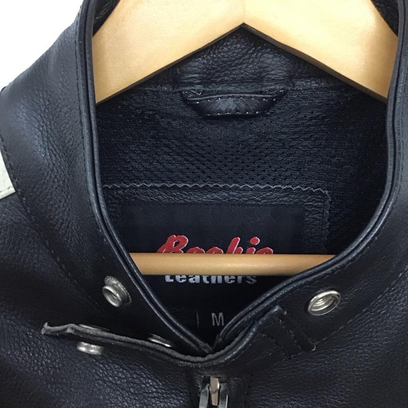 古着 USED ジャケット、上着 レザージャケット M 無地 黒 / ブラック /  メンズ USED 古着 中古 10143354