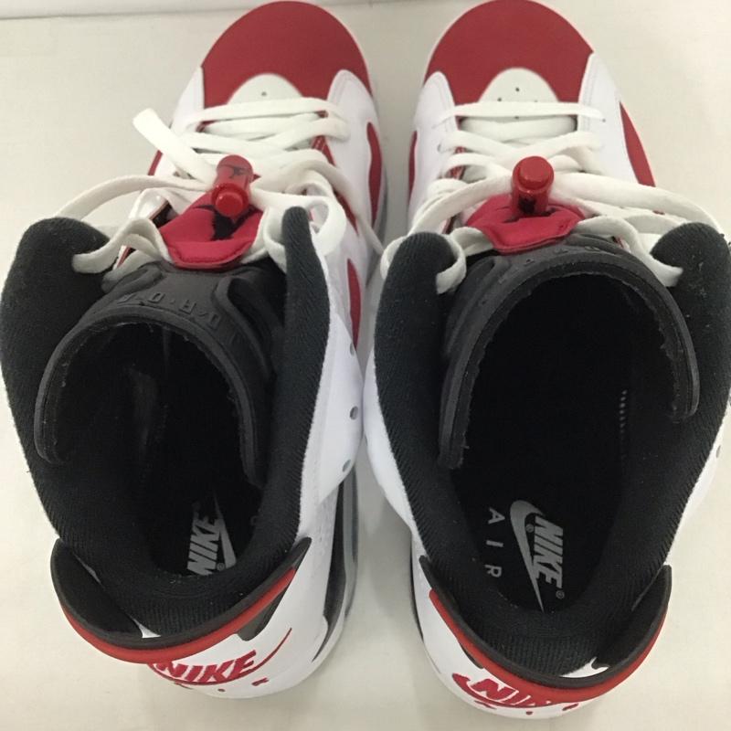 ナイキ NIKE スニーカー スニーカー CT8529 106 AIR JORDAN 6 RETRO 28cm 箱有 28.0cm ロゴ、文字 白 / ホワイト / X 黒 / ブラック / X えんじ / ワインレッド /  メンズ USED 古着 中古 10132473