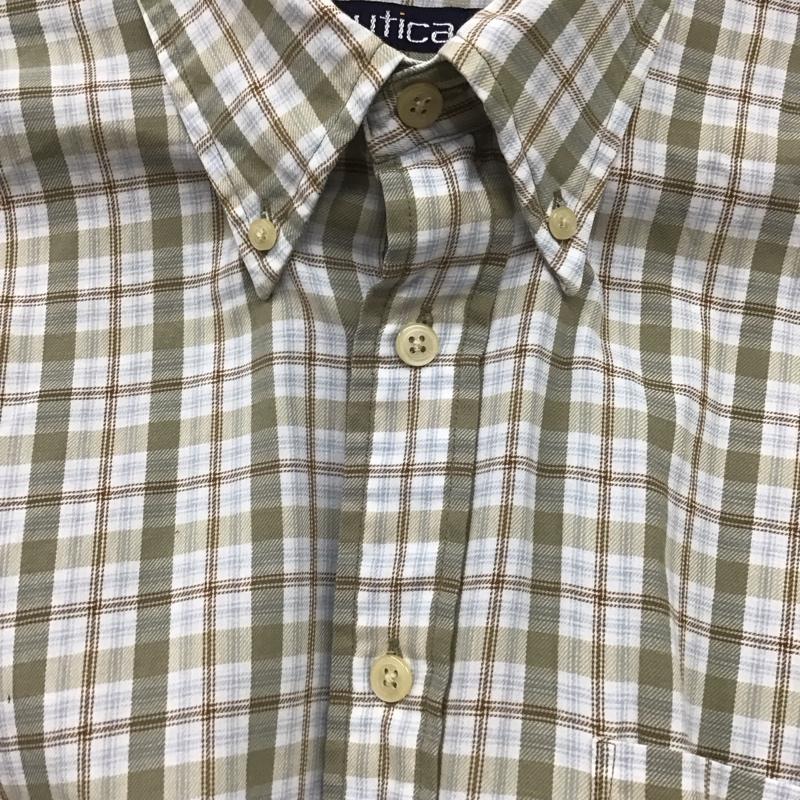 ノーティカ NAUTICA シャツ、ブラウス 長袖 XL チェック マルチカラー / マルチカラー /  メンズ USED 古着 中古 10144880