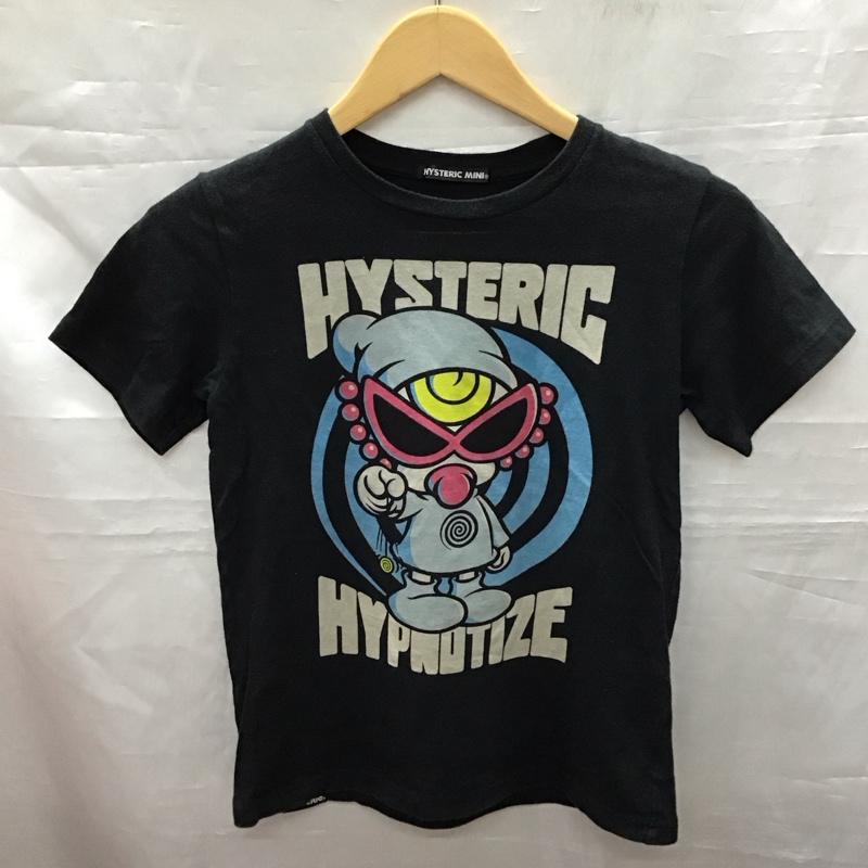 ヒステリック ミニ HYSTERIC MINI Tシャツ 半袖 140cm キッズ ヒスミニ 140cm ロゴ、文字 黒 / ブラック /  ガールズ USED 古着 中古 10116918