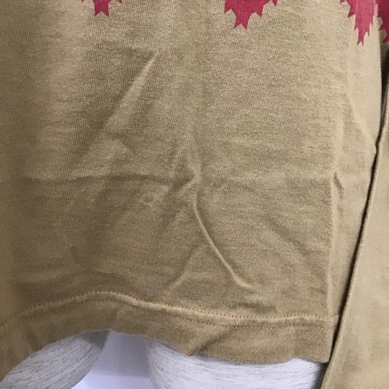 ドルチェアンドガッバーナ DOLCE&GABBANA カットソー 長袖 長袖カットソー プリントカットソー タートルネック 36 プリント ベージュ / ベージュ /  メンズ USED 古着 中古 10127741